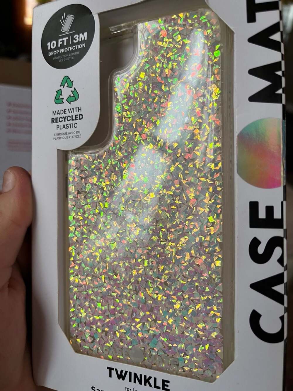 Case-Mate Twinkle Diamond Case for Samsung Galaxy S22 - Iridescent Sparkle